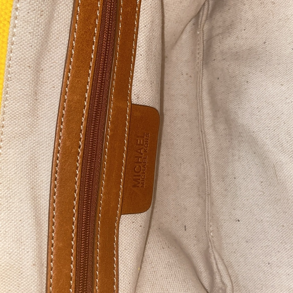 RARE Like new MICHAEL KORS Anchor, Marina Canvas Nautical bag - Picture 15 of 16